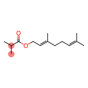 3,7-Dimethyl-2,6-octadienyl 2-methylpropanoate, (E)-