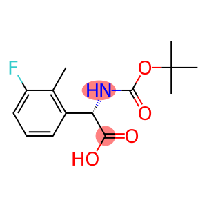 (S)-2-((tert-butoxycarbonyl)amino)-2-(3-fluoro-2-methylphenyl)aceticacid