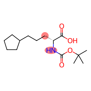 Cyclopentanepentanoic acid, α-[[(1,1-dimethylethoxy)carbonyl]amino]-, (αR)-
