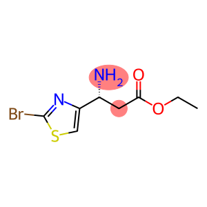 ethyl(R)-3-amino-3-(2-bromothiazol-4-yl)propanoate