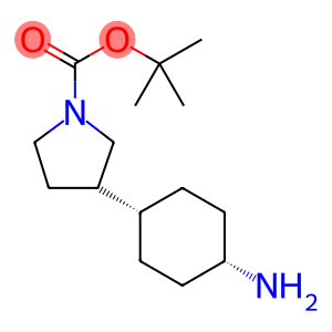 tert-butyl cis-3-(4-aminocyclohexyl)pyrrolidine-1-carboxylate