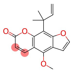 7H-Furo[3,2-g][1]benzopyran-7-one, 9-(1,1-dimethyl-2-propen-1-yl)-4-methoxy-