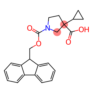 3-cyclopropyl-1-{[(9H-fluoren-9-yl)methoxy]carbonyl}pyrrolidine-3-carboxylic acid