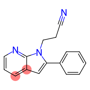 2-Phenyl-1H-pyrrolo[2,3-b]pyridine-1-propiononitrile