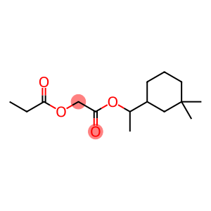 Aceticacid,(1-oxopropoxy)-,1-(3,3-dimethylcyclohexyl)ethyl