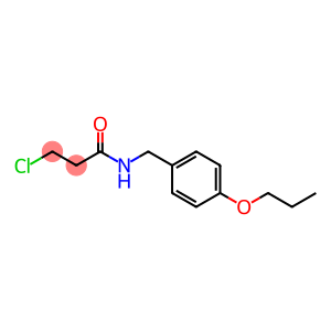3-CHLORO-N-(4-PROPOXYBENZYL)PROPANAMIDE