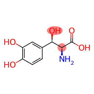 Serine, 3-(3,4-dihydroxyphenyl)-, L-threo- (8CI)