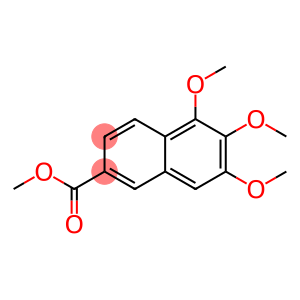 2-Naphthalenecarboxylic acid, 5,6,7-trimethoxy-, methyl ester