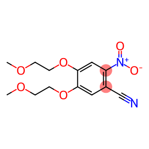 2-nitro-4,5-bis(2-methoxyethoxy)benzonitrile