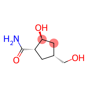 Cyclopentanecarboxamide, 2-hydroxy-4-(hydroxymethyl)-, (1α,2β,4α)- (9CI)