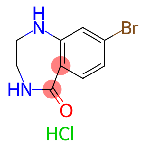 8-溴-2,3,4,5-四氢-1H-1,4-苯并二氮杂卓-5-酮盐酸盐