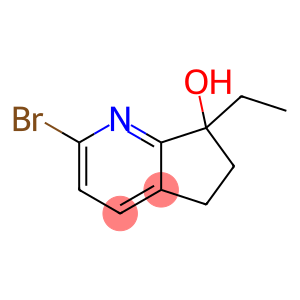 5H-Cyclopenta[b]pyridin-7-ol, 2-bromo-7-ethyl-6,7-dihydro-