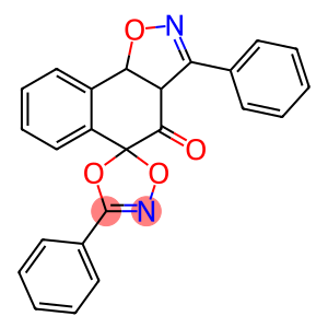3'a,9'b-Dihydro-3,3'-diphenylspiro[1,4,2-dioxazole-5,5'(4'H)-naphth[2,1-d]isoxazol]-4'-one