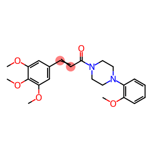 2-Propen-1-one, 1-[4-(2-methoxyphenyl)-1-piperazinyl]-3-(3,4,5-trimethoxyphenyl)-
