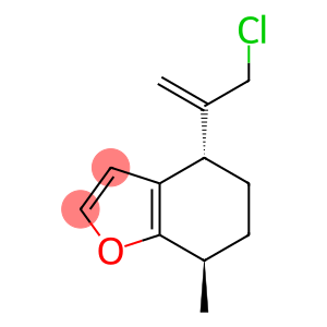 Benzofuran, 4-[1-(chloromethyl)ethenyl]-4,5,6,7-tetrahydro-7-methyl-, (4R,7R)-