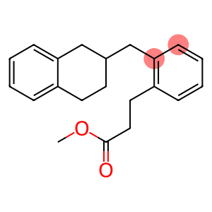 2-[(1,2,3,4-Tetrahydronaphthalen-2-yl)methyl]hydrocinnamic acid methyl ester