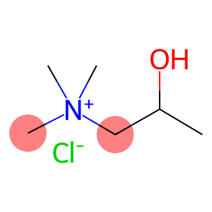 2-hydroxy-N,N,N-trimethylpropan-1-aminium
