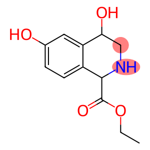 1-Isoquinolinecarboxylic acid, 1,2,3,4-tetrahydro-4,6-dihydroxy-, ethyl ester