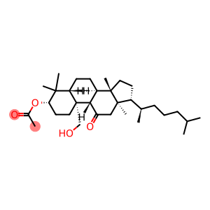 3β,19-Dihydroxy-5α-lanostan-11-one 3-acetate