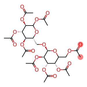 6-O-(2-O,3-O,4-O,6-O-Tetraacetyl-α-D-galactopyranosyl)-D-glucopyranose tetraacetate