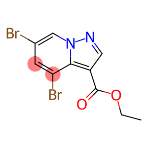 Pyrazolo[1,5-a]pyridine-3-carboxylic acid, 4,6-dibromo-, ethyl ester