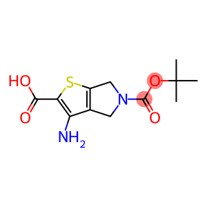 3-amino-5-(tert-butoxycarbonyl)-5,6-dihydro-4H-thieno[2,3-c]pyrrole-2-carboxylic acid
