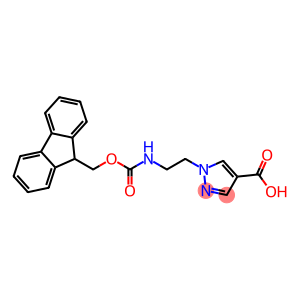 1-[2-({[(9H-fluoren-9-yl)methoxy]carbonyl}amino)ethyl]-1H-pyrazole-4-carboxylic acid