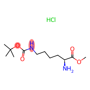 (2S)-6-[(tert-butoxycarbonyl)amino]-1-methoxy-1-oxohexan-2-aminium chloride