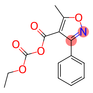 Carbonic acid, monoanhydride with 5-methyl-3-phenyl-4-isoxazolecarboxylic acid, ethyl ester (8CI)