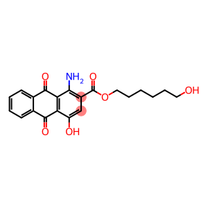 6-hydroxyhexyl 1-amino-9,10-dihydro-4-hydroxy-9,10-dioxoanthracene-2-carboxylate