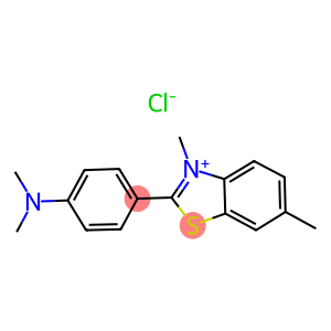 2-[4-(dimethylamino)phenyl]-3,6-dimethylbenzothiazolium chloride
