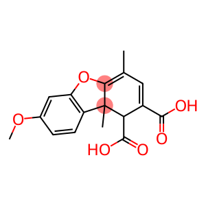 1,9b-Dihydro-7-methoxy-4,9b-dimethyl-1,2-dibenzofurandicarboxylic acid