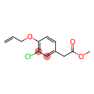 methyl [4-(allyloxy)-3-chlorophenyl]acetate