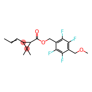 [2,3,5,6-tetrafluoro-4-(methoxymethyl)phenyl]methyl 2,2-dimethyl-3-pro p-1-enyl-cyclopropane-1-carbo