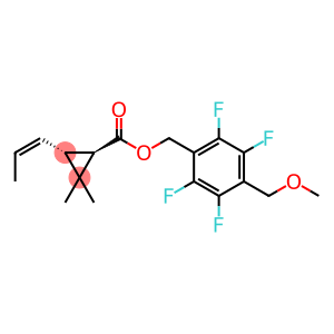 Cyclopropanecarboxylic acid, 2,2-dimethyl-3-(1Z)-1-propen-1-yl-, [2,3,5,6-tetrafluoro-4-(methoxymethyl)phenyl]methyl ester, (1R,3R)-