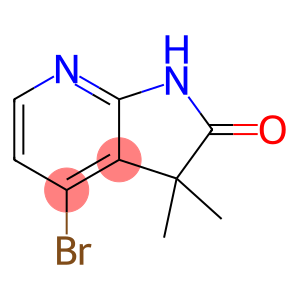 4-Bromo-3,3-dimethyl-1,3-dihydro-pyrrolo[2,3-b]pyridin-2-one