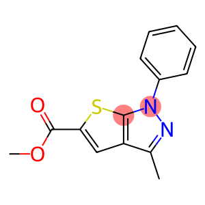 甲基3-甲基-1-苯基-1H-噻吩并[2,3-C]吡唑-5-羧酸酯