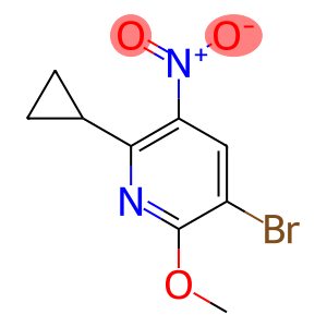 3-bromo-6-cyclopropyl-2-methoxy-5-nitropyridine