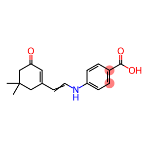 4-{[(E)-2-(5,5-dimethyl-3-oxocyclohex-1-en-1-yl)ethenyl]amino}benzoic acid