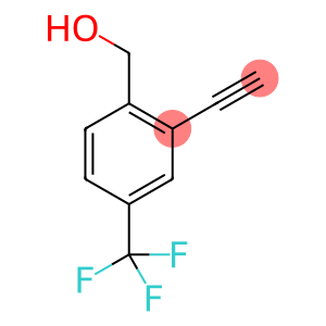 (4-ethynyl-2-(trifluoromethyl)phenyl)methanol