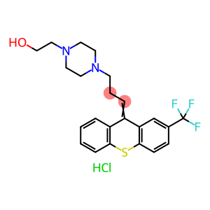 4-[3-[2-(trifluoromethyl)-9H-thioxanthen-9-ylidene]propyl]piperazine-1-ethanol dihydrochloride