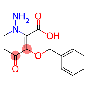 2-Pyridinecarboxylic acid, 1-amino-1,4-dihydro-4-oxo-3-(phenylmethoxy)-