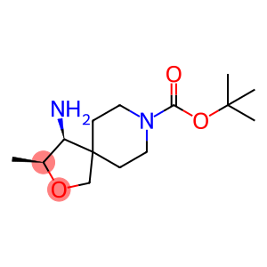 2-Oxa-8-azaspiro[4.5]decane-8-carboxylic acid, 4-amino-3-methyl-, 1,1-dimethylethyl ester, (3S,4S)-