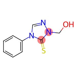 2-Hydroxymethyl-4-phenyl-1,2,4-triazoline-3-thione