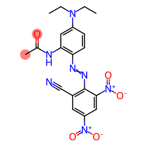 N-[2-[(2-氰基-4,6-二硝基苯)偶氮]-5-(二乙基氨)苯基]乙酰胺