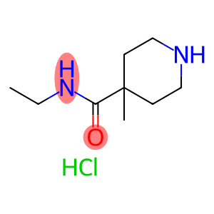 4-Piperidinecarboxamide, N-ethyl-4-methyl-, hydrochloride (1:1)