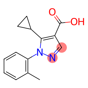 5-cyclopropyl-1-(o-tolyl)-1H-pyrazole-4-carboxylic acid