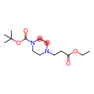 1-Piperazinepropanoic acid, 4-[(1,1-dimethylethoxy)carbonyl]-, ethyl ester
