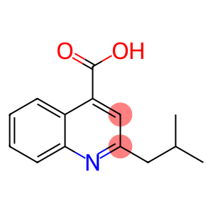 4-Quinolinecarboxylic acid, 2-(2-methylpropyl)-