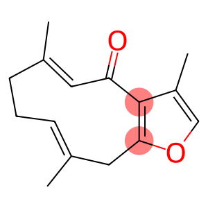 Cyclodeca[b]furan-4(7H)-one, 8,11-dihydro-3,6,10-trimethyl-, (5E,9E)-
